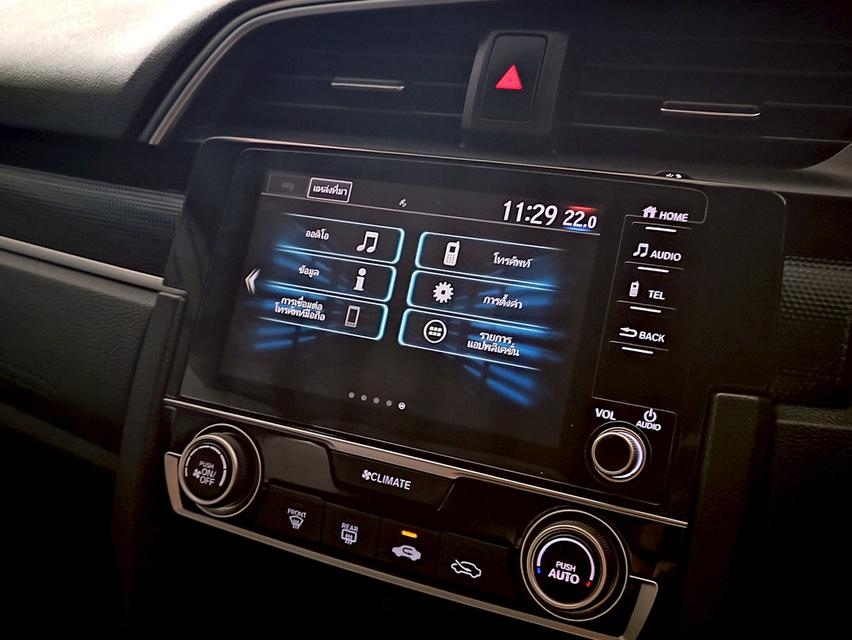 🚗HONDA CIVIC FC 1.8 EL MNC เกียร์ ปี 2019 เคดิตดีฟรีดาวน์ 14