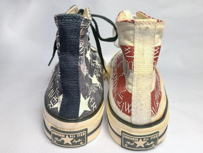 CONVERSE All Star รองเท้าผ้าใบหุ้มข้อ มือสอง สภาพเหมือนใหม่ จัดส่งฟรี! เก็บปลายทาง 8