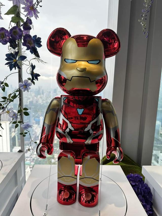 Bearbrick Iron Man mk85 Chrome 400%  1