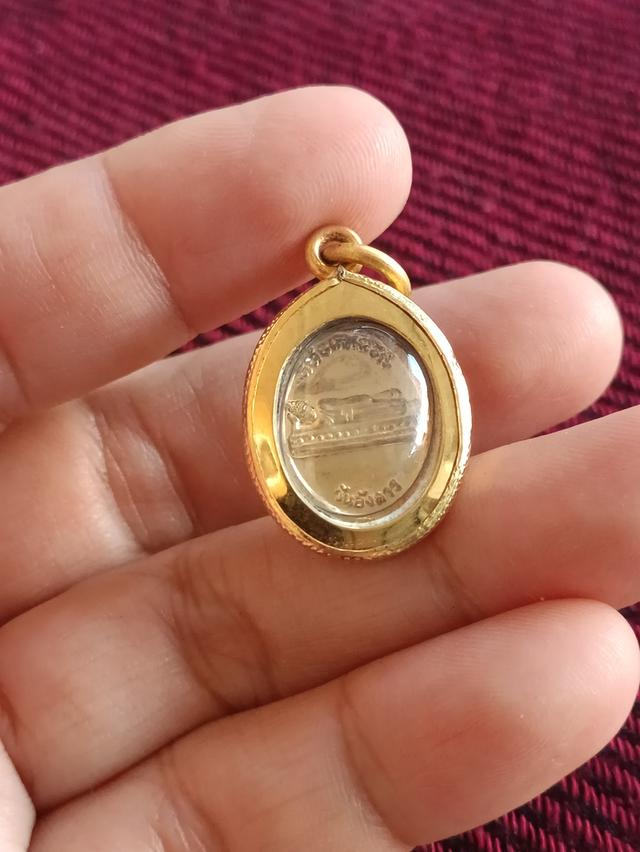 หลวงปู่ทวดจี้พระประจำวันเกิด(หน้าปู่ทวด/หลังพระประจำวันอังคาร) เลี่ยมพร้อมใช้ 6