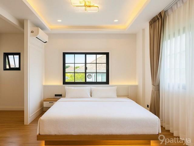 PB5713 ขายบ้านพูลวิลล่า 3ชั้น ย่านพัทยา พร้อมสระว่ายน้ำขนาดใหญ่ หมู่บ้านพัทยาปาร์คฮิลล์ หนองใหญ่ 2 ตัวบ้านหลังริม พร้อมเครื่องใช้ไฟฟ้าทันสมัย 8