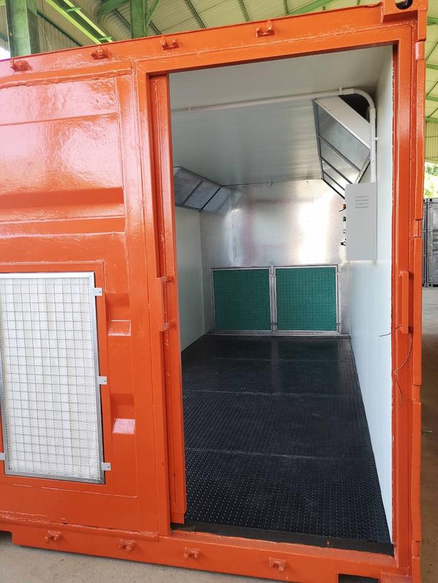 สร้างขายห้องพ่นสีฟิลเตอร์ บู๊ทพ่นสีระบบแห้ง ห้องพ่นสีฟิลเตอร์ Dry paint booth ห้องพ่นสีมอเตอร์ 20