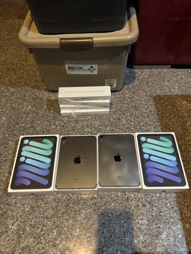 ขายๆๆๆถูกๆๆiPadMini6สีSpace Gray 256กิ๊กWifi Celluer ใส่ซิมได้ตัวTopสุดยกกล่องใช้งานดีทุกๆฟังชั่นสูนTrueทุกๆฟังชั่นรีสโตได้ตลอดไม่มีติดไอคราว Model TH รูปที่ 2