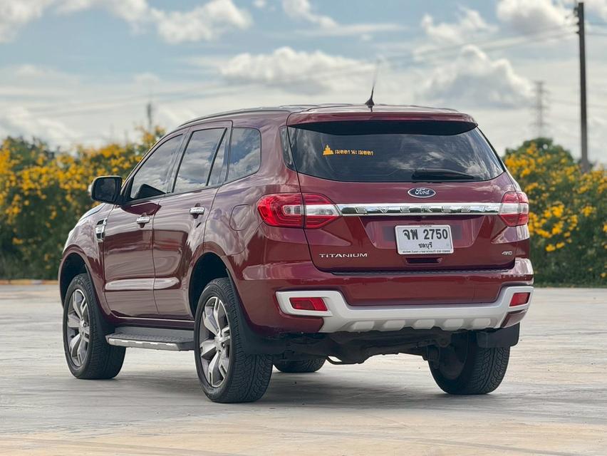 FORD EVEREST Wagon 4dr Titanium+ 7st Auto 6sp 4WD 3.2DCT (Navi)Y17สีแดง เกียร์ออโต้