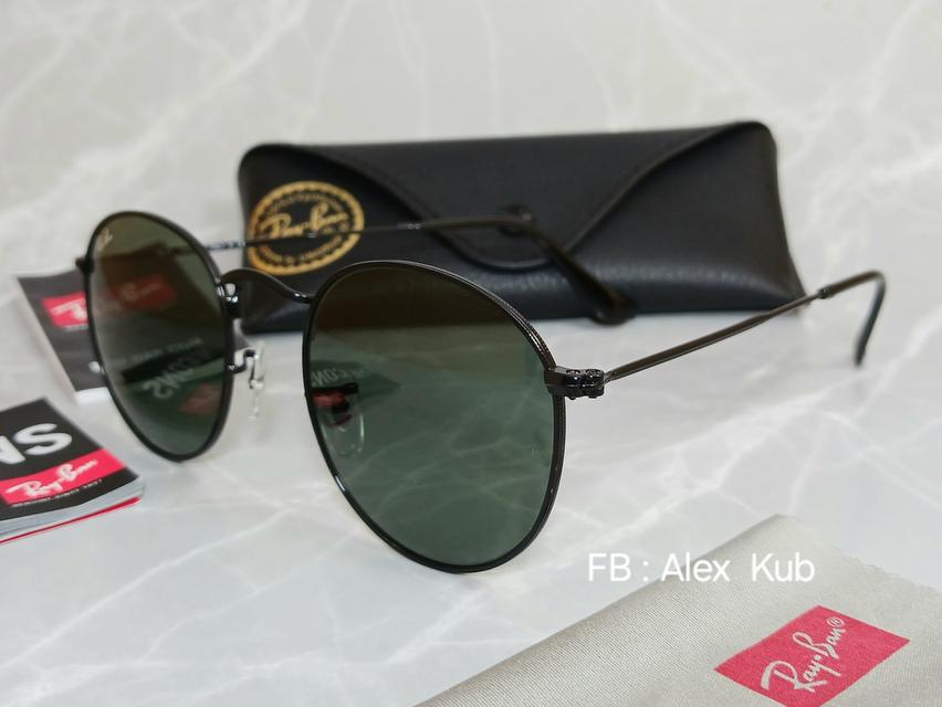 แว่นตาดำ Ray-Ban Roundmetal  4