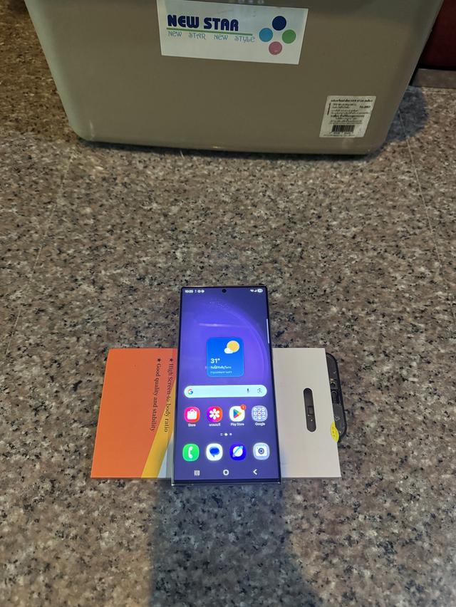 ขายๆๆๆถูกSamsungS23Ultraสีใหม่หายากLavender 256กิ๊กสูนTrueสภาพสวยการใช้งานดีเยี่ยมทุกๆฟังชั่นเครื่องรีสโตได้ตลอดไม่มีติดแอคเค้าใดๆคับ ( จอขาวจั๊วไม่มี