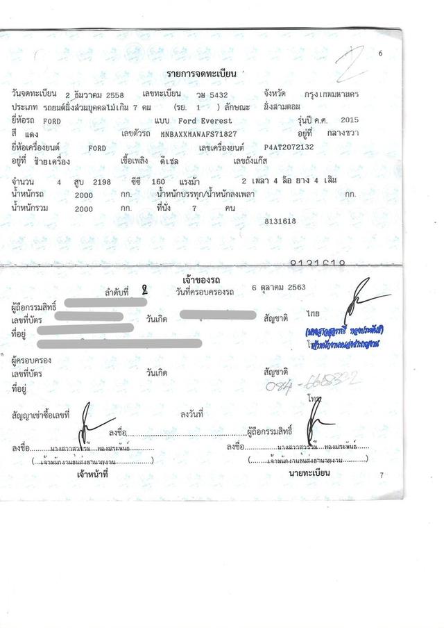 Ford Everest 2.2 Titanium ปี 2015 สีแดง รูปที่ 18