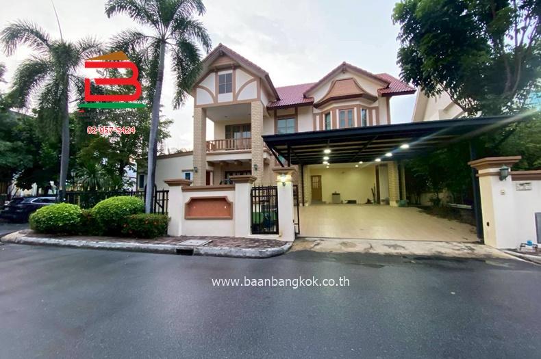 บ้านเดี่ยว หลังมุม โครงการ พฤกษ์ภิรมย์ รีเจ้นท์ เกษตร-นวมินทร์ เนื้อที่ 105.8 ตรว. ถนนรามอินทรา เขตบางเขน 1