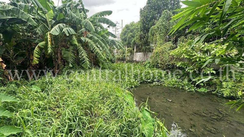 ที่ดินเปล่า พร้อมสิ่งปลูกสร้าง 1 ไร่ ถนนเลียบคลองประปา ฝั่งแจ้งวัฒนะ ทำเลดี 8