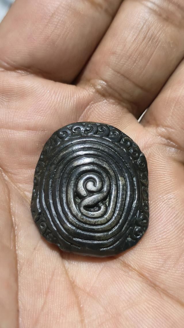 พระอุปคุตเขมรเนื้อสัมฤทธิ์เงิน