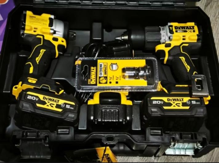 เช็ตคู่สว่านกระแทก+ไขควงกระแทก DeWalt แท้100%