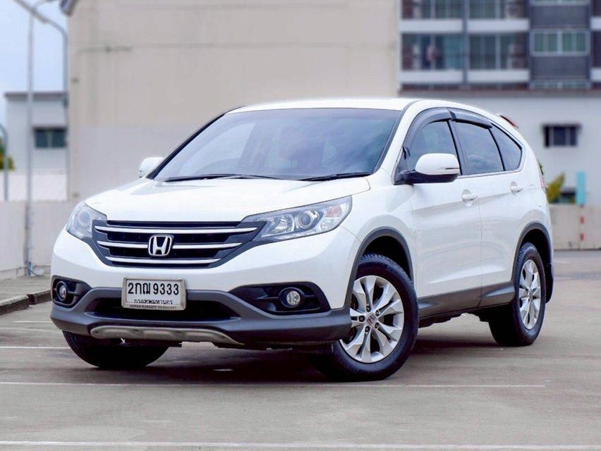 HONDA CRV 2.0 E (i-VTEC) เกียร์ Auto 4WD สีขาวมุก ปี 2014