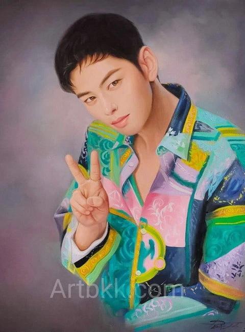 รับวาดภาพคนเหมือน รับวาดภาพสีน้ำมัน รับวาดภาพสีน้ำ รับวาดภาพลายเส้นดรออิ้ง ของขวัญวันเกิด ของขวัญให้แฟน ภาพวาดมงคล ภาพวาดเสริมฮวงจุ้ย ภาพวาดตกแต่งบ้าน รูปที่ 5