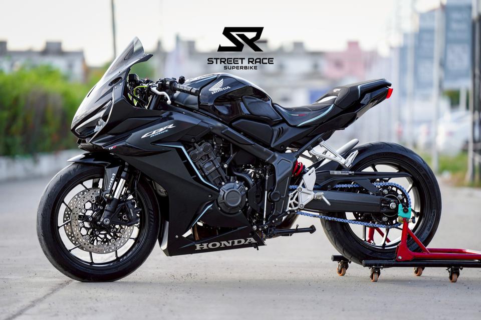 🔥 เข้าใหม่! CBR650R ปี 2023 แต่งเต็ม หล่อขั้นสุด! 🔥 🏍️ Honda CBR650R | ปี 2023 | สีดำ-ฟ้า สปอร์ตดุดัน ขี่แล้วสะดุดตาทุกมุม! 8