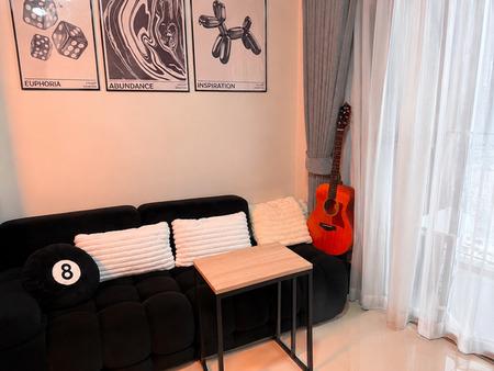 For Rent Ideo Sathorn Taksin Top 27th Fl 0m to BTS Krung Thon Buri 35 sqm 1BR Bathtub Min 3 Months Lease Fully Furnished 22k mo 6