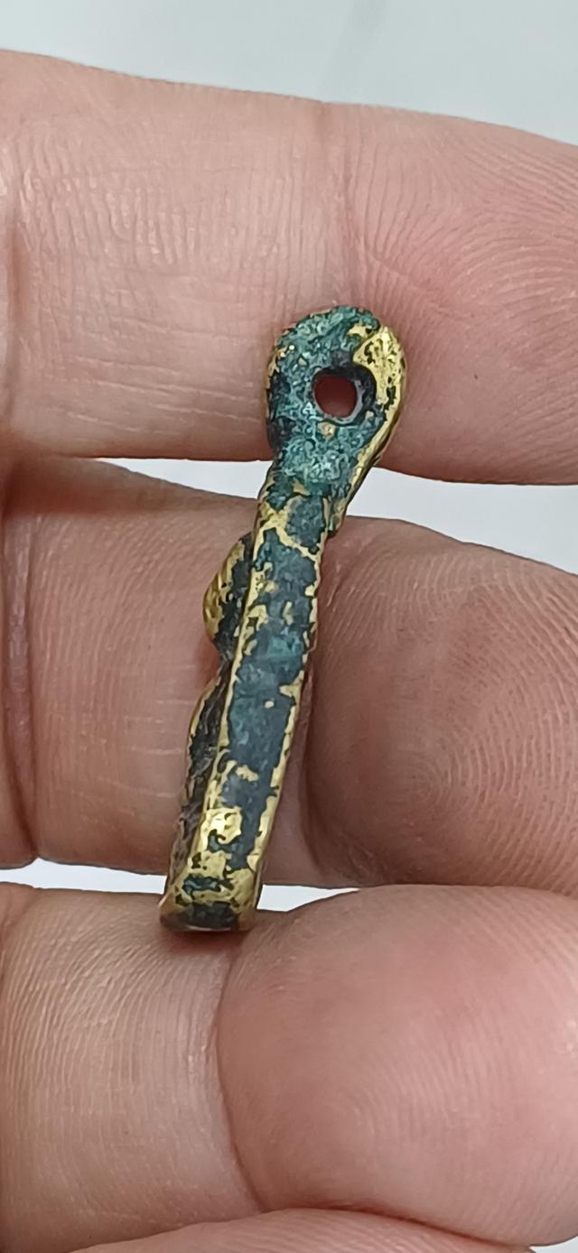 เหรียญหล่อหลวงพ่อเงินพิมพ์จอบใหญ่ อาจารย์แจ๊ะ วัดบางคลานสร้าง ปี 2472 รูปที่ 4