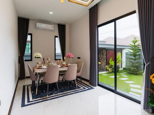 ให้เช่าบ้านพูลวิลล่า 1 ชั้น สไตล์ Modern Luxury ตำบลโป่ง พัทยา ใกล้อ่างเก็บน้ำมาบประชัน 6