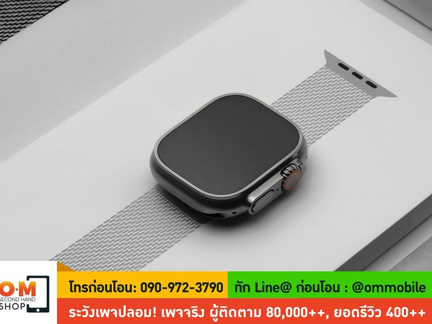 ขาย/แลก Apple Watch Ultra2 49mm Titanium Case With Titanium Milanese Loop ศูนย์ไทย ประกัน Apple Care+ 31/10/2026 เพียง 27,990 บาท 6