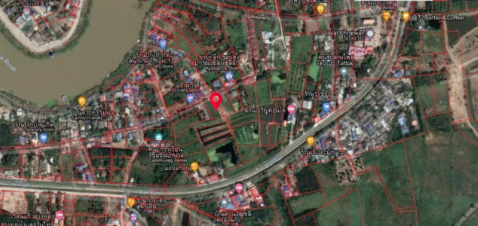 อ.เมืองอ่างทอง ขายที่ที่ดินครึ่งไร่ ชุมชนบ้านรอ ต.บางแก้ว 0-2-41 ไร่ 5