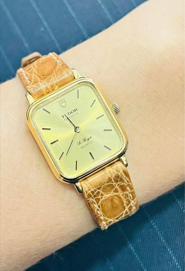 นาฬิกา Tudor Geneve Le Royer Tank, Luxury Watch, Gold Plated 1