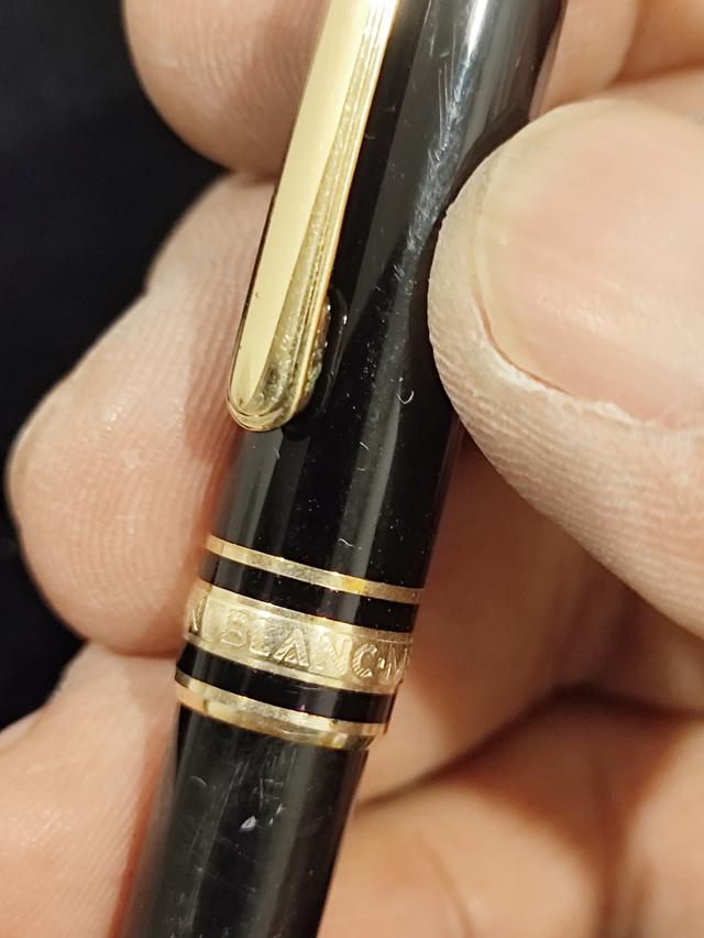 ปากกา มองบลังค์ 116 รุ่น Montblanc Meiterstuck 116 Mozart with Gold Trim Ballpoint Pen รูปที่ 12