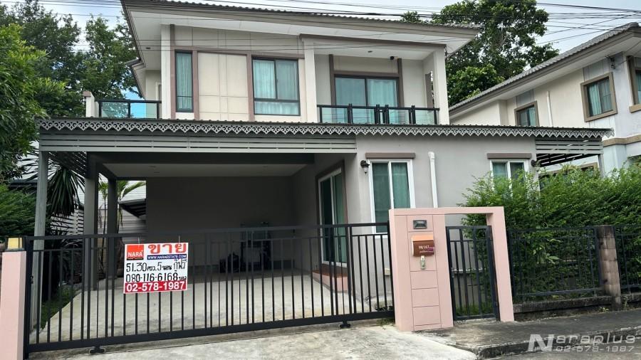  68050578 : ขายบ้านเดี่ยว 2 ชั้น ขนาด 5 ห้องนอน บนที่ดินขนาด 51.3 ตร.ว. พื้นที่ใช้สอย 195 ตร.ม. โครงการ ภัสสร เพรสทีจ บางนา-สุวรรณภูมิ สมุทรปราการ  2