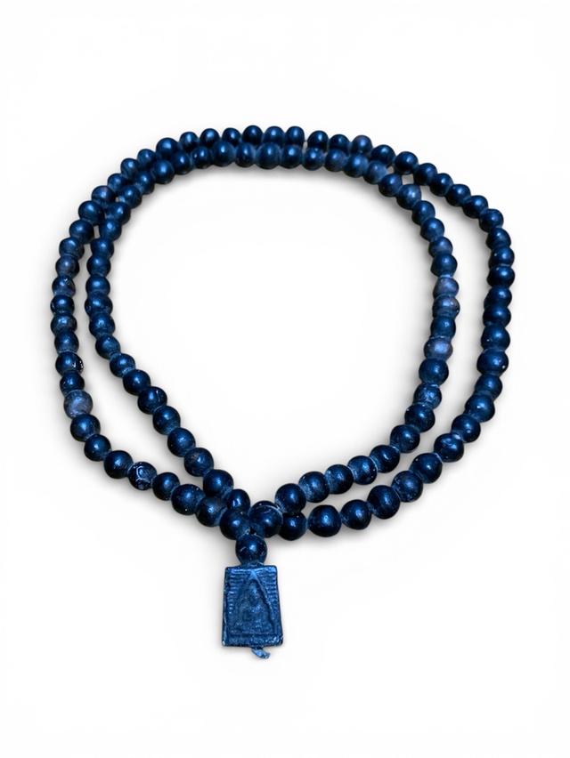 สร้อยประคำพระผงปากน้ำงานปั้น