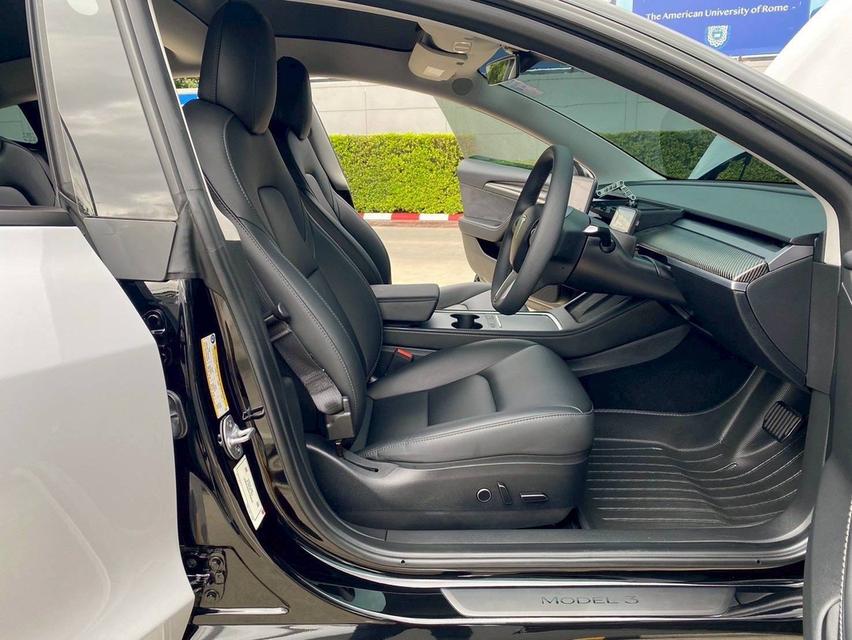 TESLA MODEL3 Long Range 2023 รถสีดำแร็บฟิล์มสีเทามา สวยปิ้งเลย 11