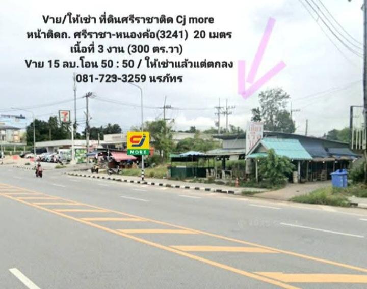 ที่ดิน 300 ตร.วา อ.ศรีราชา จ ชลบุรี 1