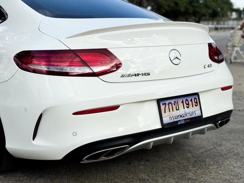 รหัสรถ AVA1919 ⭐ Benz C43 AMG 4MATIC Coupe ปี 2017 ตัวแรง 367 ม้า รูปที่ 7