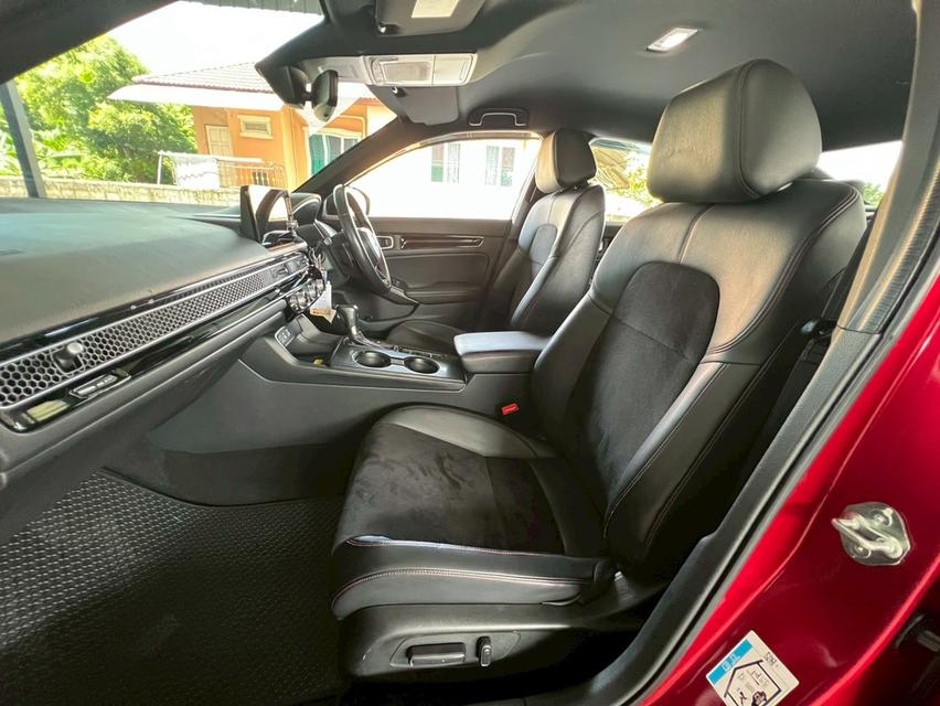 ปี 2022 HONDA CIVIC, 2.0 e:HEV RSโฉม FE ปี21-ปัจจุบัน สีแดง เกียร์ออโต้ เบนซิน/ไฟฟ้ามือเดียวป้ายแด 9