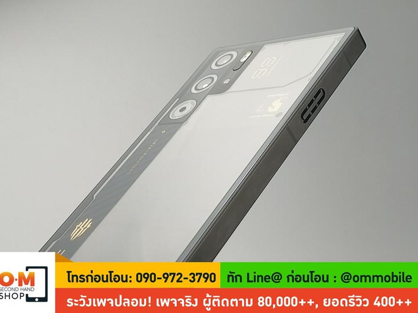 ขาย/แลก Nubia Redmagic 9s Pro 16/512 Cyclone ศูนย์ไทย ประกันยาว 18/08/2025 สภาพสวยมาก ครบกล่อง เพียง 25,990 บาท 2