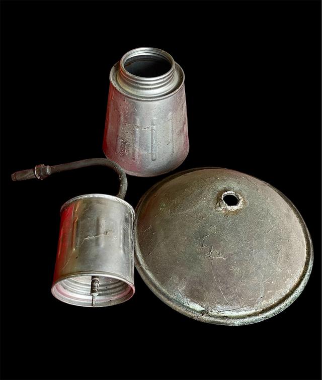 ตะเกียงโบราณ ตะเกียงแก๊ส Carbide Lamp แบบดั้งเดิม อายุหลายสิบปี รูปที่ 7