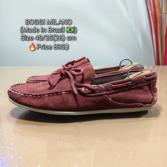 BOGGI MILANO(Made in Brazil 🇧🇷)Size 40/25(26) cm🔥Price 890฿