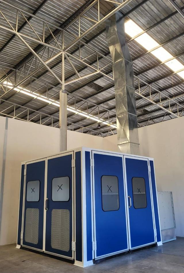 ขาย สร้าง ติดตั้งห้องพ่นสีรถยนต์ ห้องพ่นสีอบสีขนาดใหญ่ โรงพ่นสีเครื่องบิน ห้องพ่นสีเฟอร์นิเจอร์ ห้องอบพ่นสีอินฟราเรด พร้อมงานเซ็นแบบห้องพ่นสี 19