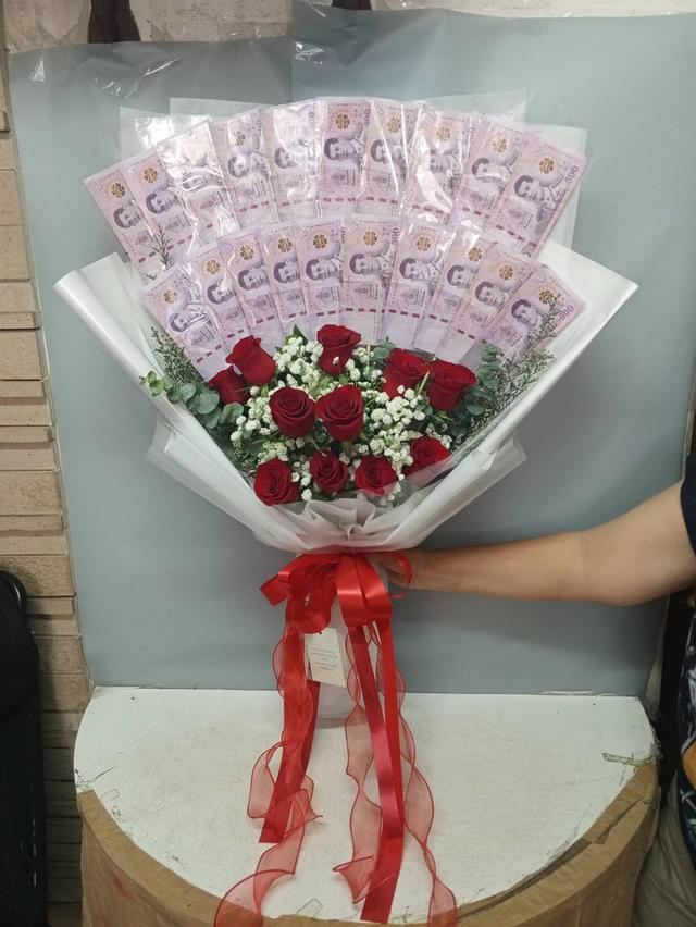 ช่อแบงค์พร้อมดอกไม้สด จัดส่งให้ฟรีตลอด24ชม. ส่งห้วยขวาง ประชาสงเคราะห์ ดินแดง ถนนสุทธิสารวินิจฉัย อินทรามระ ประดิพัทธ์ สะพานควาย สนามเป้า พระราม6 รูปที่ 6
