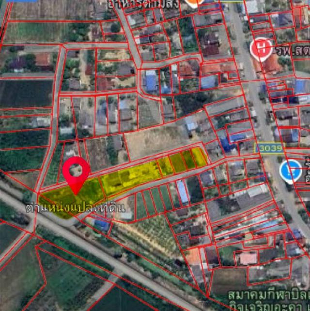 ขายที่ดินกลางหมู่บ้าน ติดถนน 4 ด้าน ตำบลตะคร้ำเอน ท่ามะกา กาญจนบุรี ใกล้มอเตอร์เวย์ M81 ด่านท่าม่วง 7.6 กม. 1