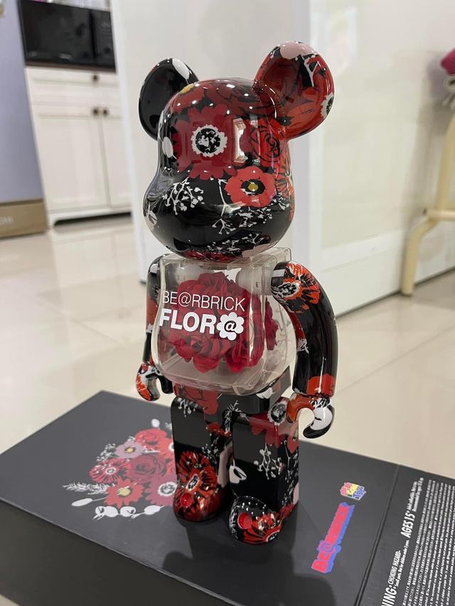 Bearbrick flora ลายดอก 2