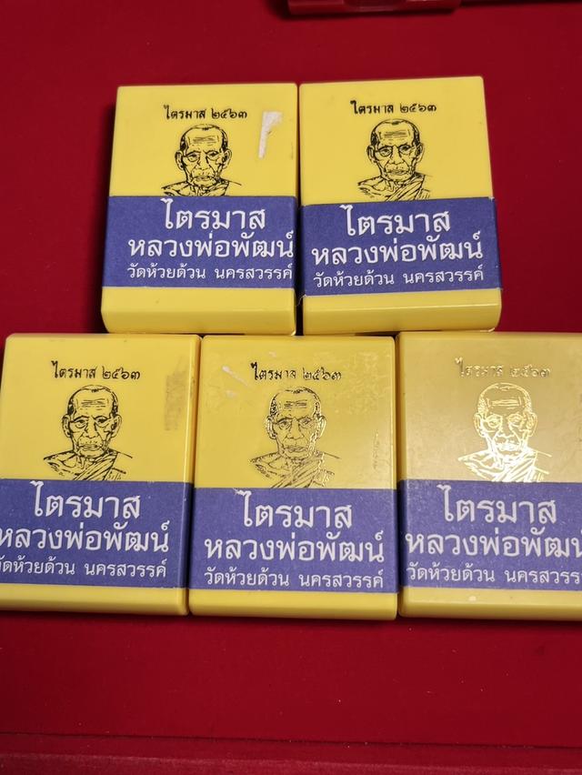 216. เหรียญเสมาวัดหนัง หลวงพ่อพัฒน์ รุ่น ไตรมาส 2563 พิมพ์เต็มองค์ เนื้อทองทิพย์หน้ากากทองแดง 7