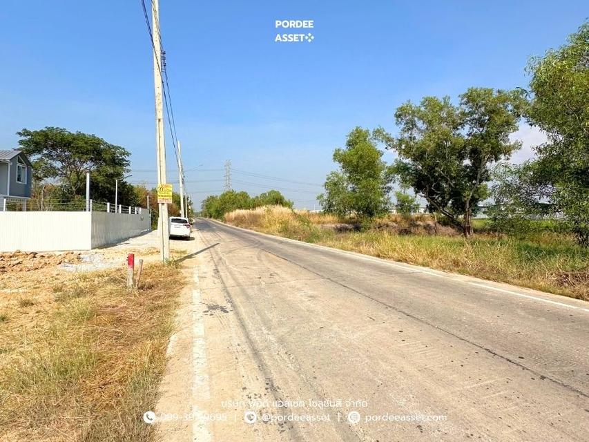 ที่ดินถมแล้ว 60 ตร.ว. แปลงสวยติดถนน น้ำไฟพร้อม ใกล้บิ๊กซีไทรน้อย ซื้อไว้ลงทุน/ปลูกบ้าน/สร้างบ้านขาย กำไรตั้งแต่ซื้อ คลองขวาง, ไทรน้อย, นนทบุรี 2