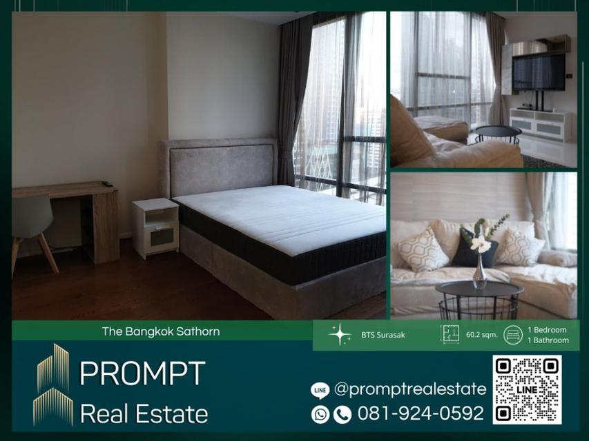 ST12570 - The Bangkok Sathorn - 60.2 sqm  - BTS Surasak - St.LouisCollege - BTS SaphanTaksin 1