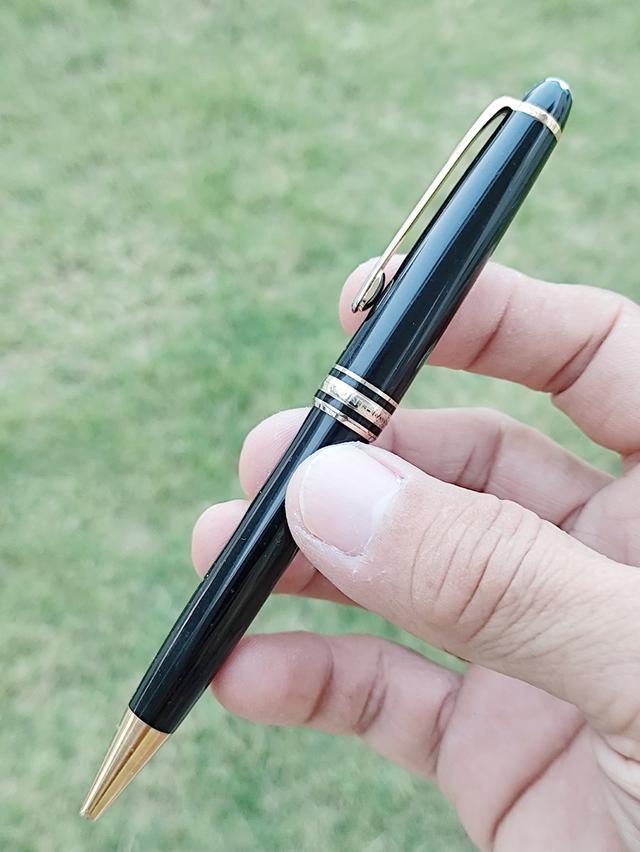 ปากกา มองบลังค์ 164 รุ่น Montblanc Meiterstuck 164 Black with Gold Trim Ballpoint Pen รูปย่อยที่ 3