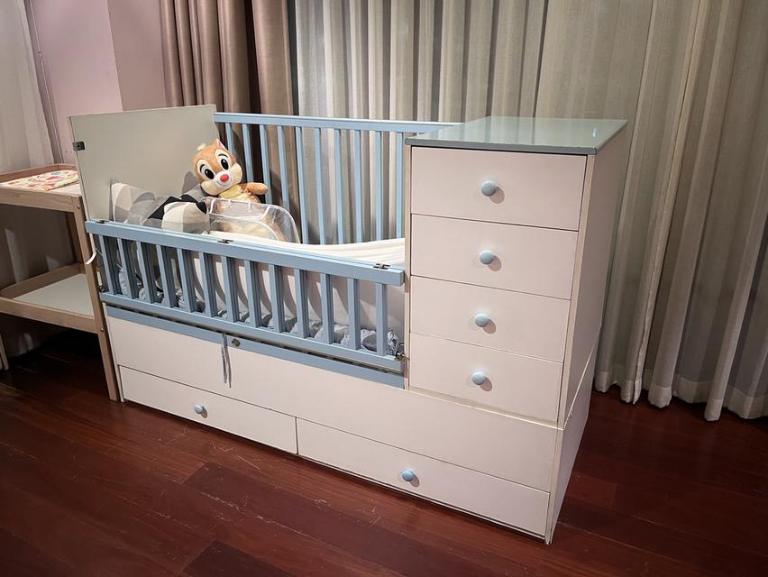 เตียงเด็ก Kitso มือสองของแท้ 100% นัดรับนครปฐม