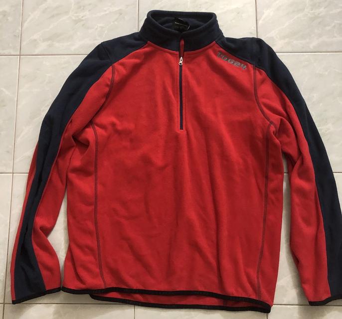เสื้อแจ็คเก็ต สีแดง แบบสวม 3