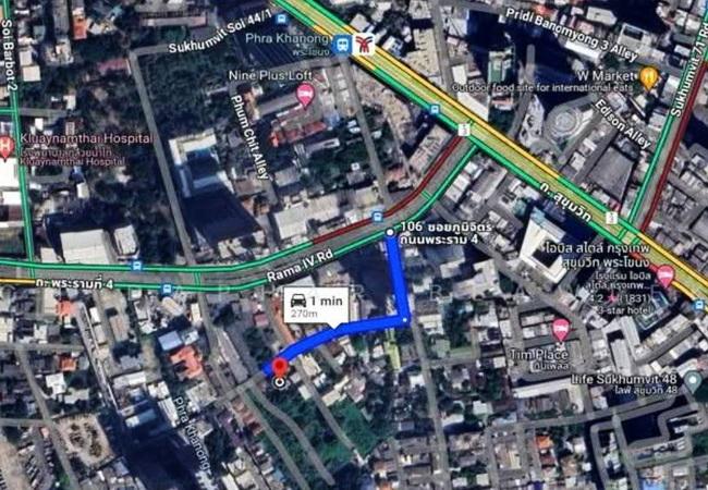 ขายที่ดิน ซอยสุขุมวิท 46 คลองเตย กรุงเทพมหานคร เนื้อที่ 208 ตร.ว. พร้อมสิ่งปลูกสร้าง 9