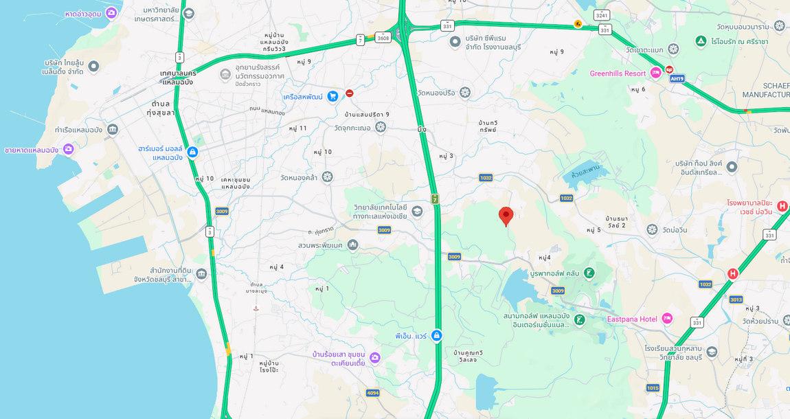 ขายที่ดินศรีราชา 28 ไร่ (แบ่งขายได้) ขยายเพิ่มได้อีก 11 ไร่ พื้นที่สีส้มจุด ตำบลบึง ศรีราชา ชลบุรี 4