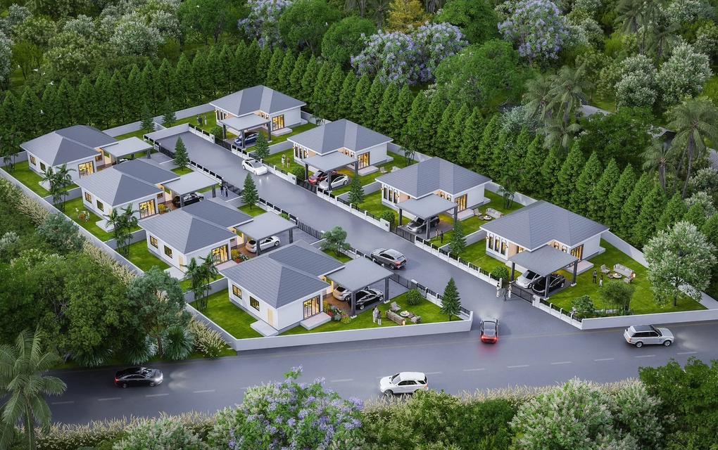 บ้านเดี่ยว สไตล์คอยเทมโพรารี่ ติดหลัง มข โนนเรือง 2.xx ลบ. 16