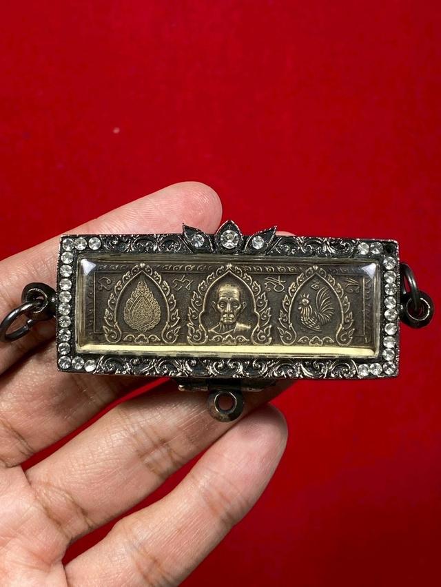 🔺หัวเลสหลวงพ่อรวย รุ่นเลื่อนสมณศักดิ์ ปี59 เนื้ออัลปาก้า พร้อมเลี่ยม