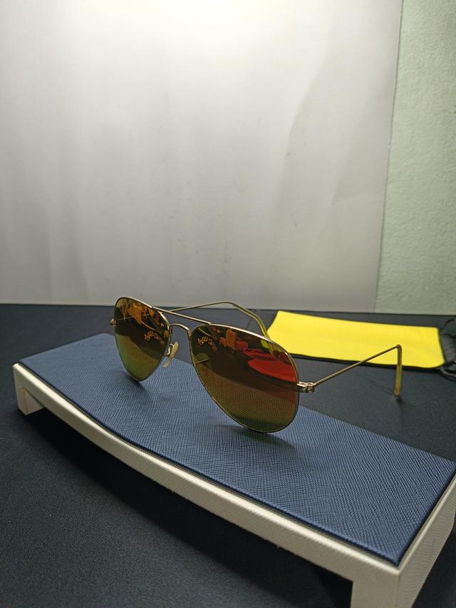 แว่นตากันแดด ทรงนักบิน RB3025 (58-14) Made in Italy งานวินเทจแท้100%
