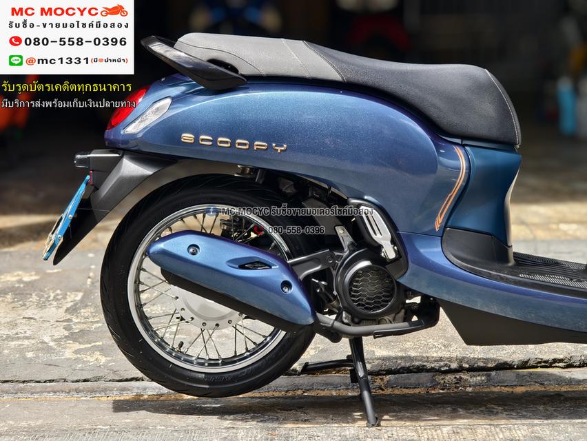 Scoopy i 2021 วิ่ง6000โล รถบ้านมือเดียว เครื่องท่อเดิม เล่มเขียวชุดโอนครบ No1210    17